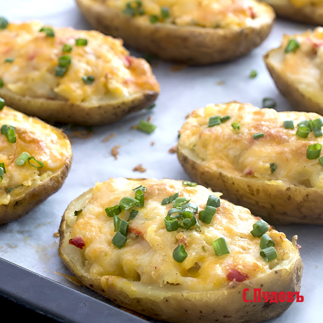 Картофель, запеченный с курицей