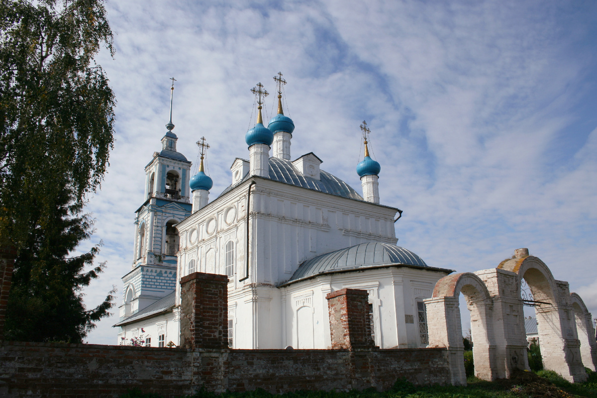 Село Городище Церковь Рождества Пресвятой Богородицы 1791г