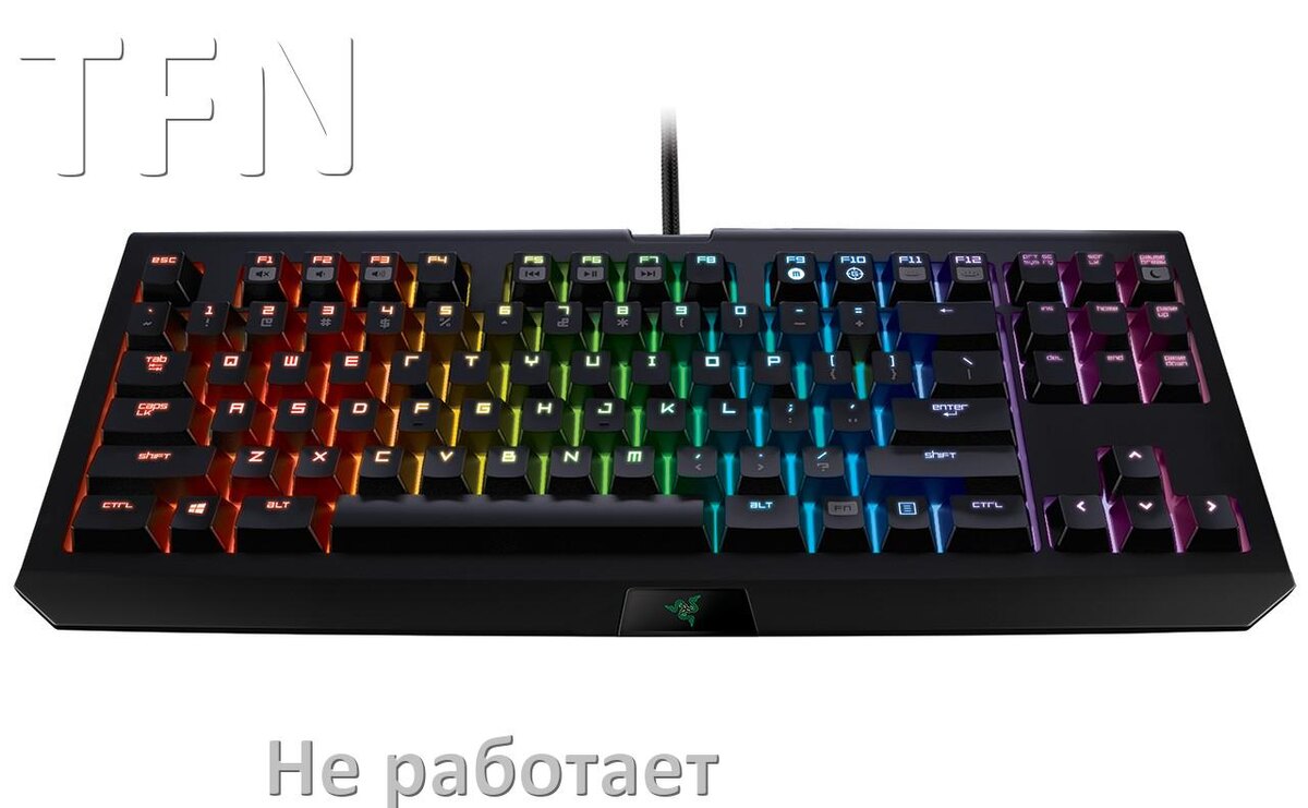 
Почему не работает клавиатура TFN на компьютере и не печатает