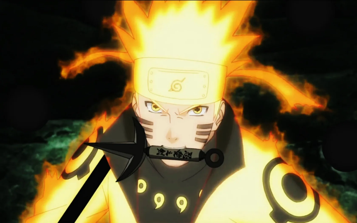 Кадр из аниме "Наруто"