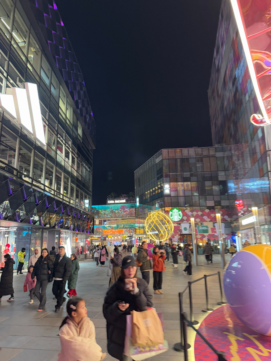 Санлитун, главный торговый район