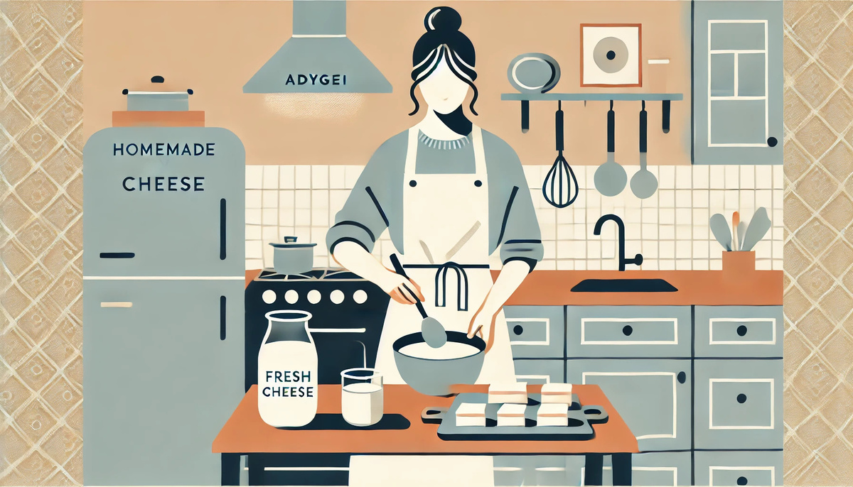Адыгейский сыр в домашних условиях