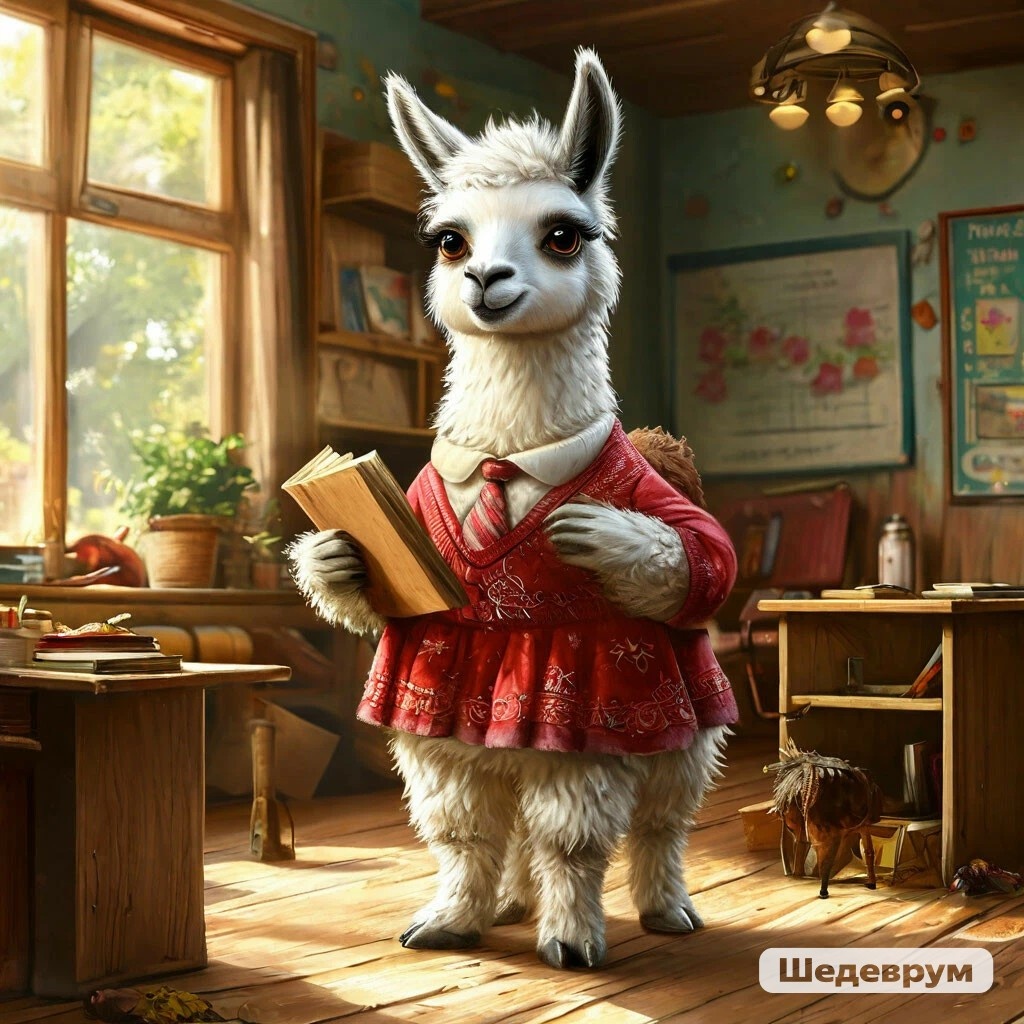 Шестиногая Ллама от Шедеврума! Ну, может, она насекомое!? 