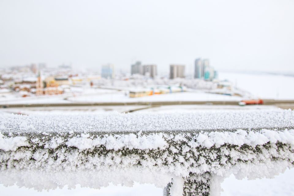    Зима в Барнауле. Нагорный парк. Источник: Виталий Барабаш