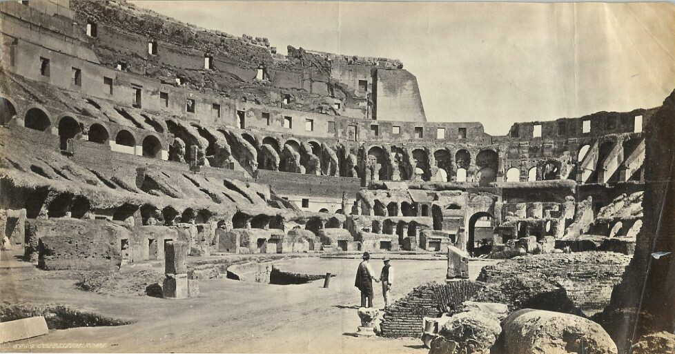Колизей внутри, 1870-е гг.

