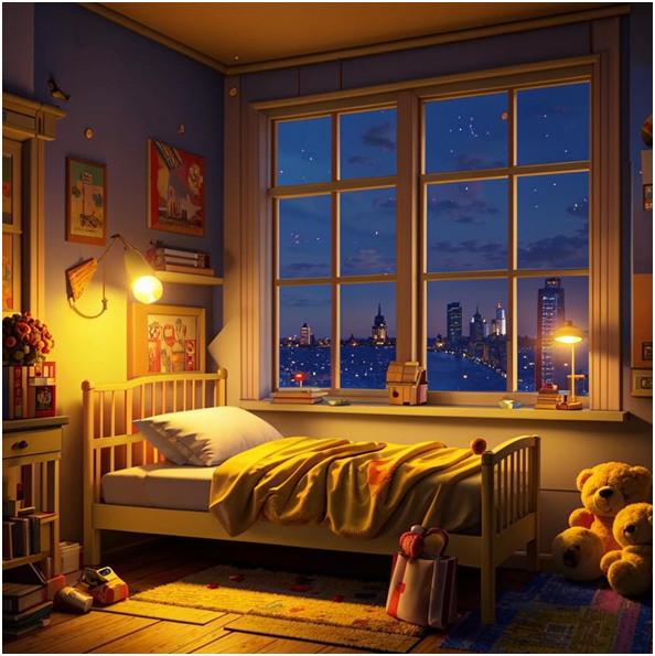 Рисунок 2 – Утренний и вечерний тепло-желтый свет (2500-3000 К) создает правильный настрой и снижает уровень стресса