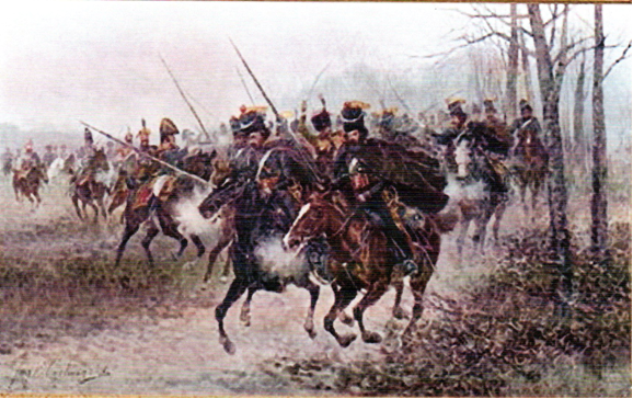 Нападение казаков на штаб Наполеона у деревни Городня. 13 октября 1812 года