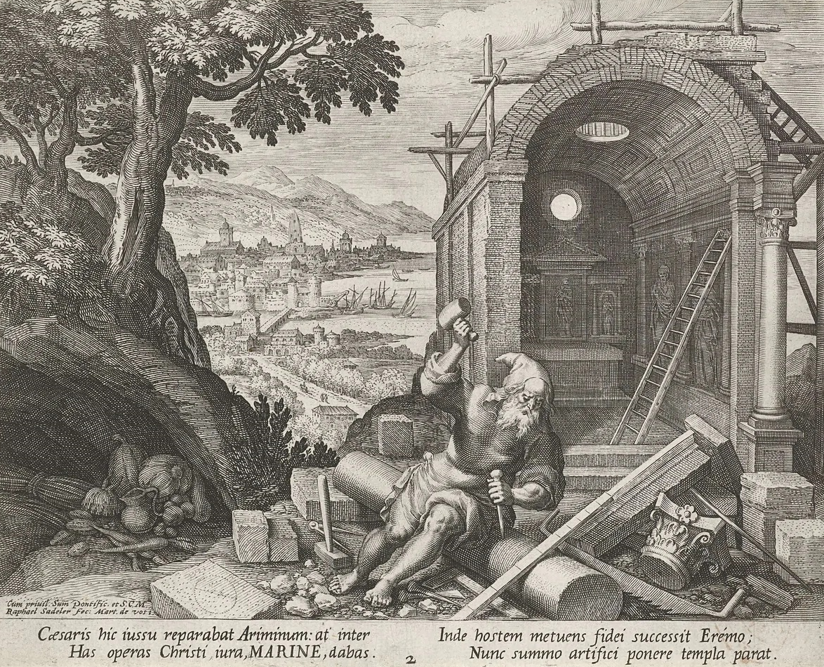 Святой Марино, основатель Республики Сан-Марино. Открытый источник