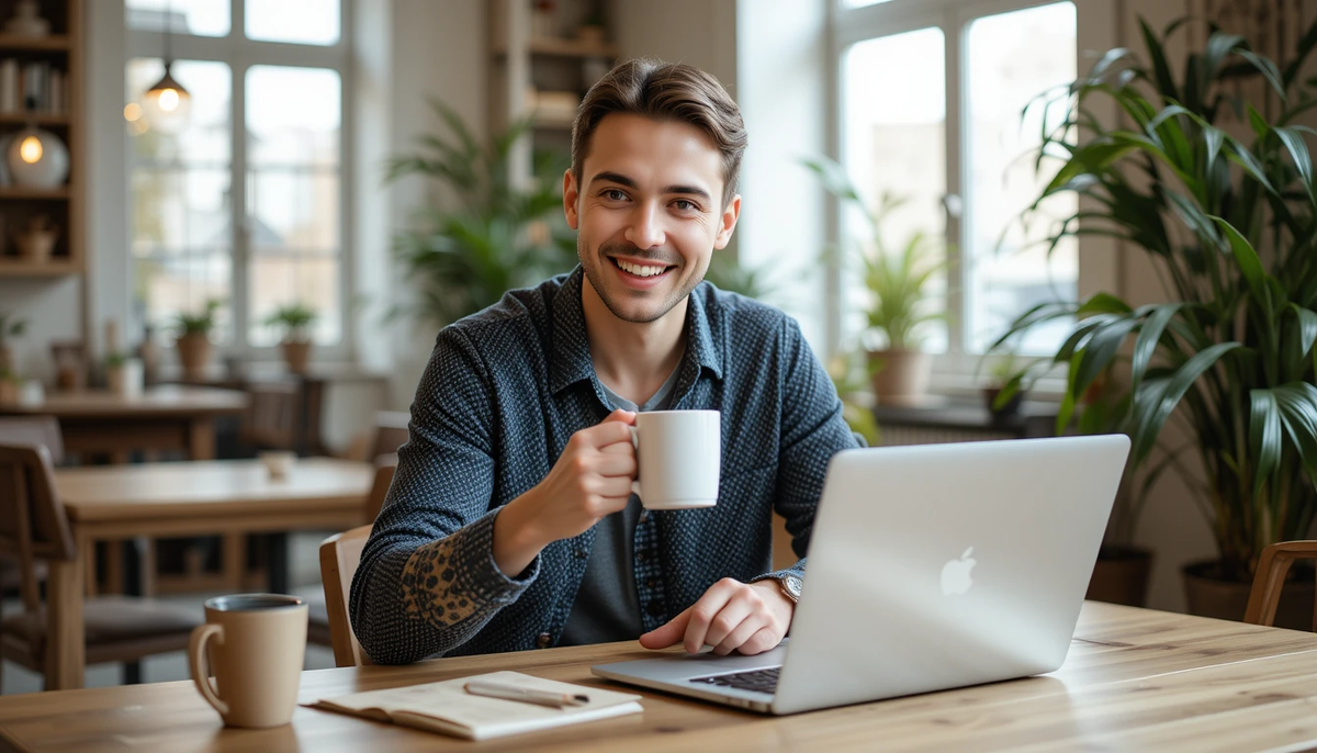 Идеальное рабочее место для старта в интернете.