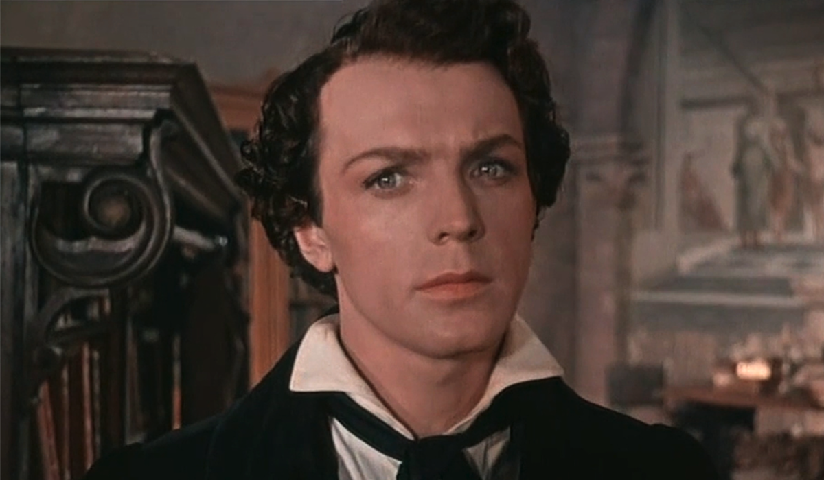    Олег Стриженов. Кадр из кинофильма "Овод" (1955)