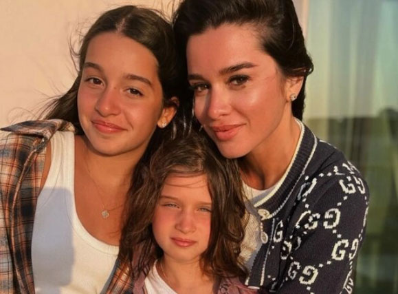 Ксения Бородина с дочками Марусей и Теоной. Фото: соцсети