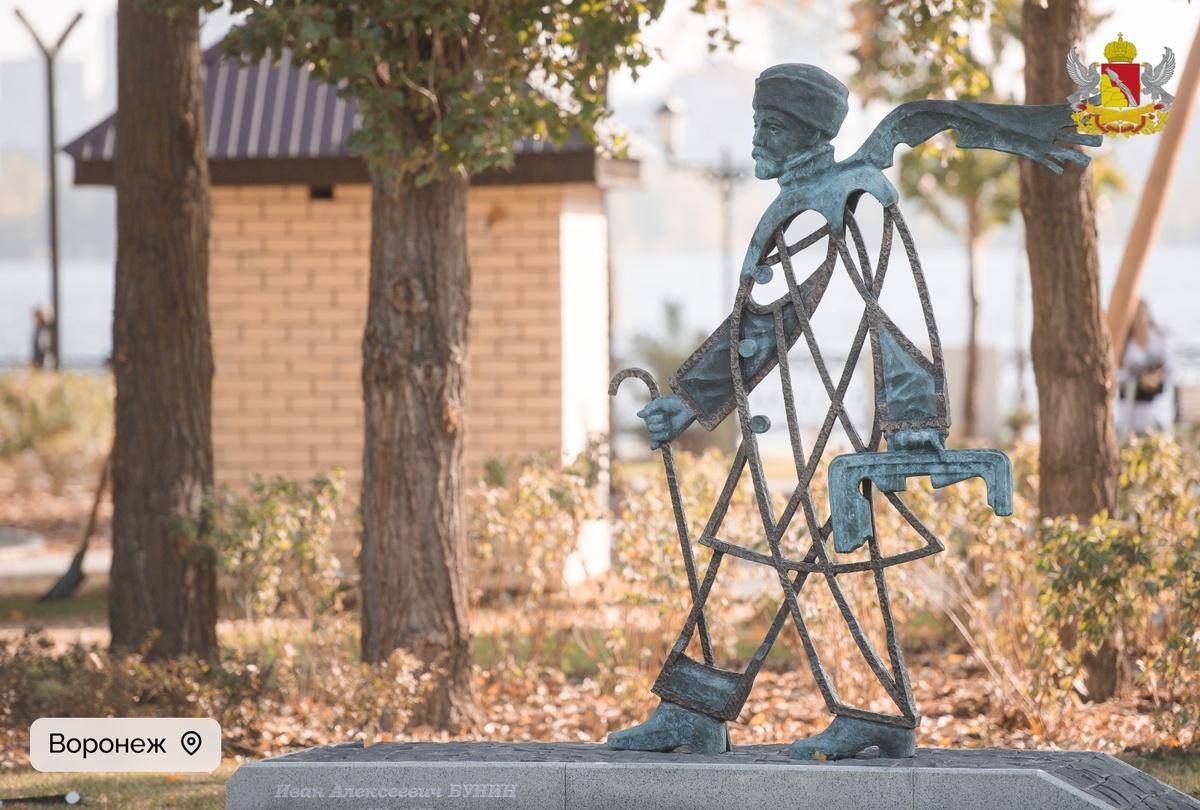    Этот силуэт с осколком портфеля - Бунин?