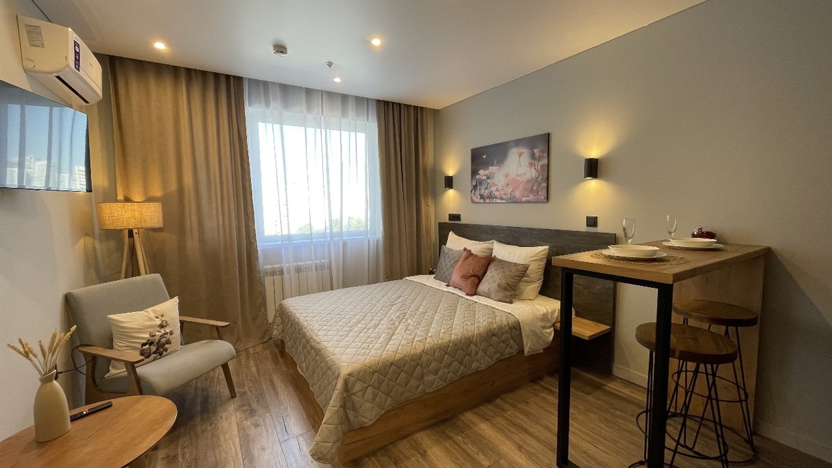 Варианты дизайна квартир-студий.