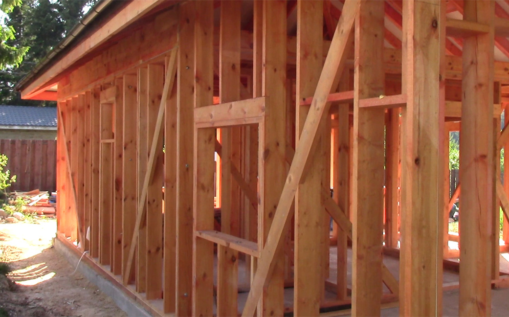 Правильно построенный силовой каркас дома