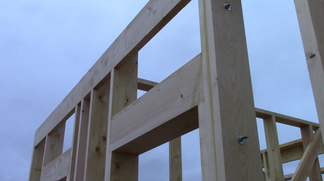 Правильно построенный силовой каркас дома