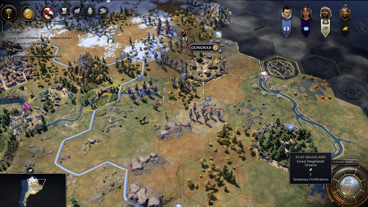 Скриншот из игры «Civilization VII»