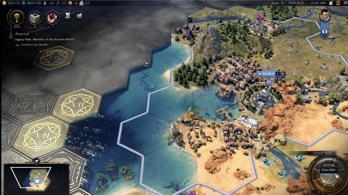 Скриншот из игры «Civilization VII»