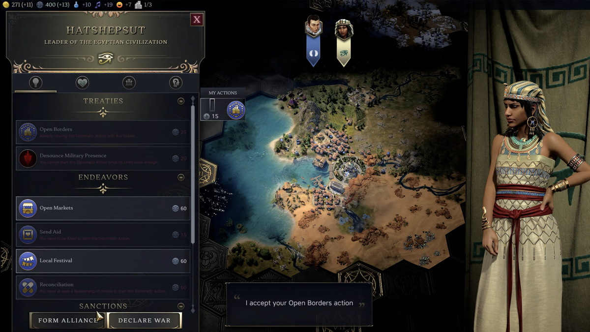 Скриншот из игры «Civilization VII»