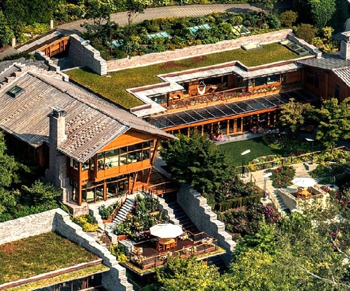 Дом Билла Гейтса, встроенный в холм. Kulturologia.ru