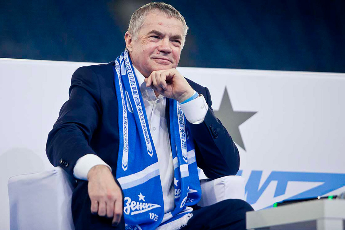А. Медведев (ген. директор ФК "Зенит". председатель совета диреторов ХК СКА, бизнесмен)