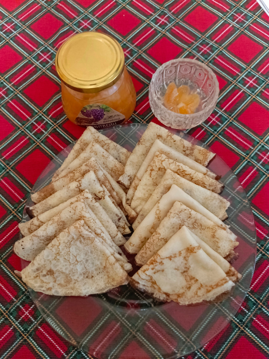 Блины на молоке