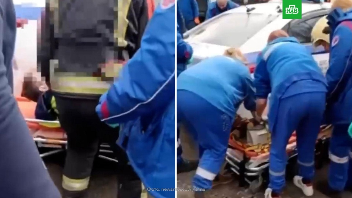    Два человека пострадали в ДТП с Porsche и машиной ДПС в Москве