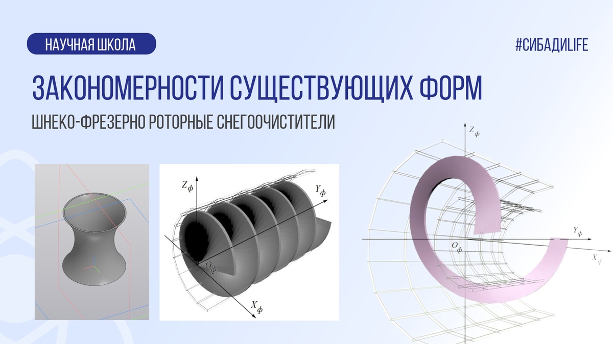 Общий вид шнека питателя шнекороторного снегоочистителя; Общий вид шнека питателя шнекороторного снегоочистителя. 