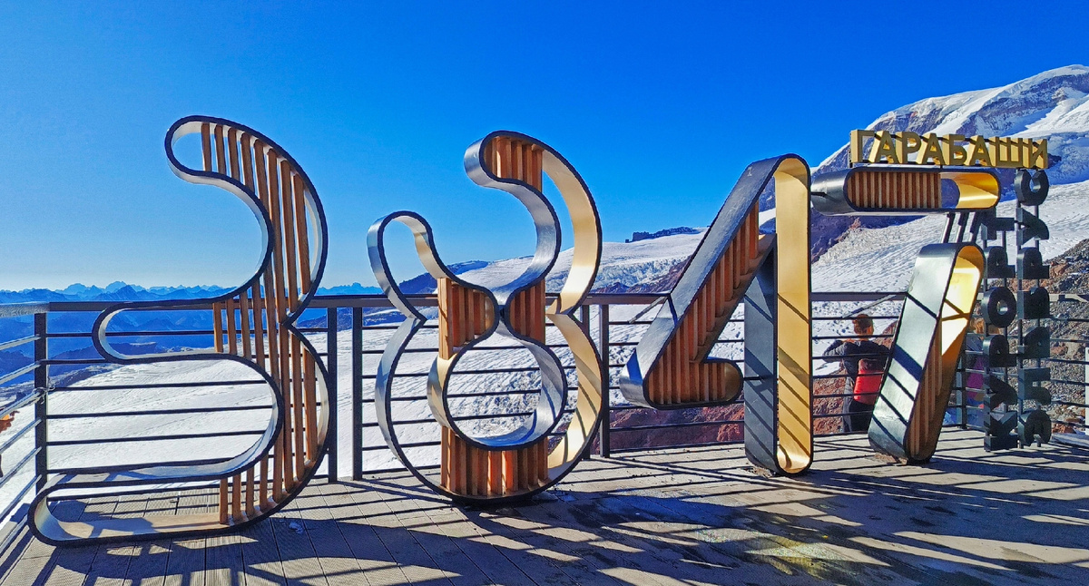 Фотозона на самой верхней площадке