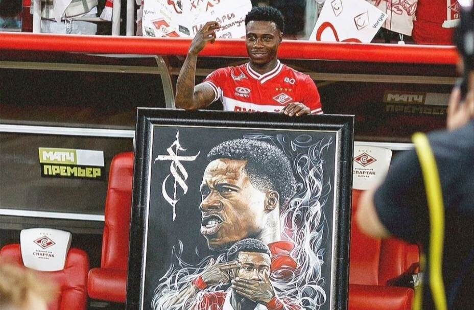    Промес до сих пор хочет вернуться в «Спартак». Фото: Соцсети Квинси Промеса