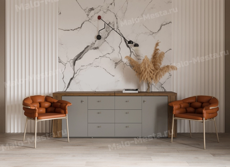 Как вместить кухонный стол в гостиную, если мало места дома?