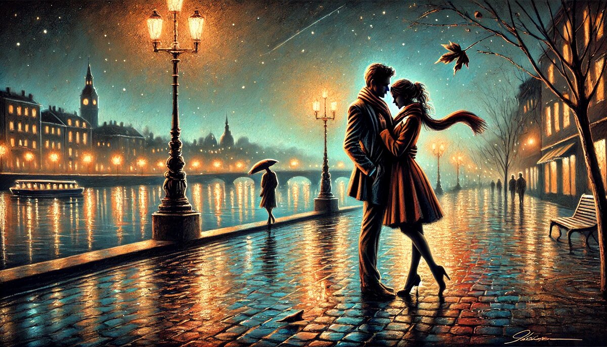 «Они не замечали ни холода, ни времени – только друг друга.»