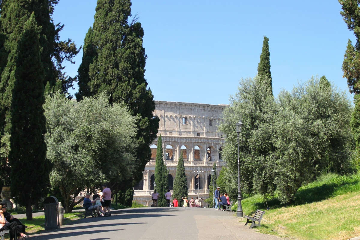 Показался Колизей...