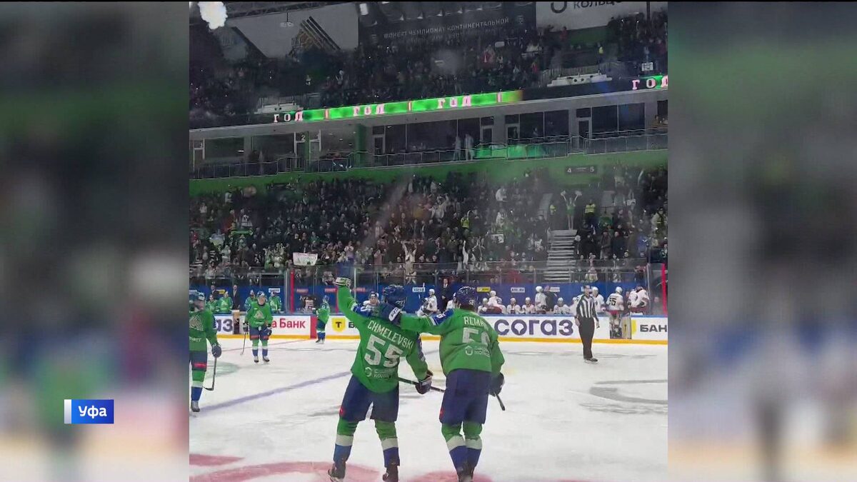    Уфимские хоккеисты вновь одержали победу на домашнем льду