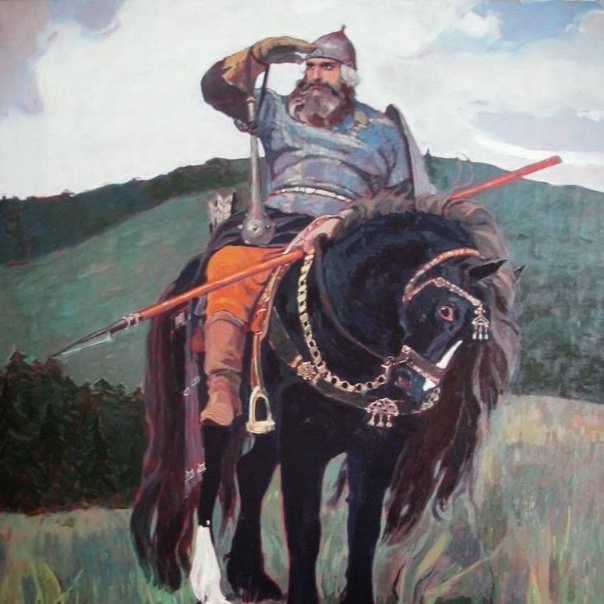 Богатырь Илья Муромец. Сильный, добрый мудрый. А  не нынешний хлипкий ночной сторож при свечных заводиках. 