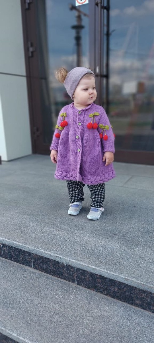 Миля в пальто из прчжи "Детский каприз"