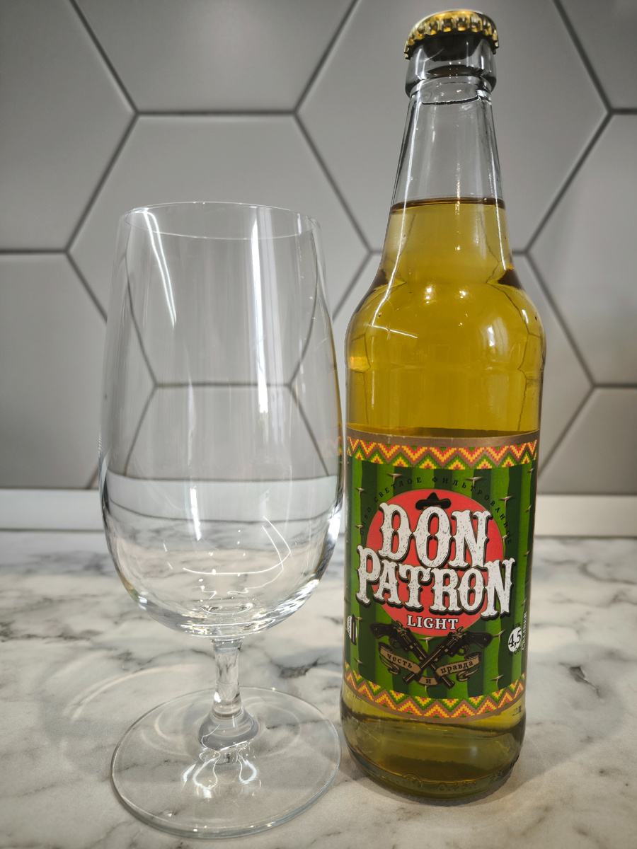 Пиво "Don Patron" (Дон Патрон) от Очаково
