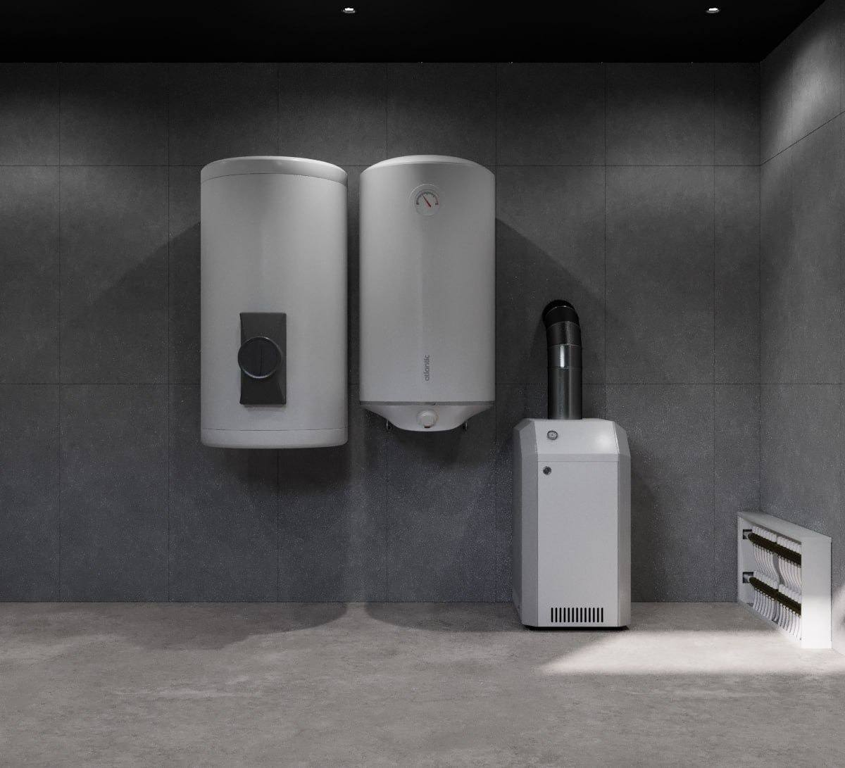 Дизайн-проект котельной в частном доме от СК "дом Мечты" 