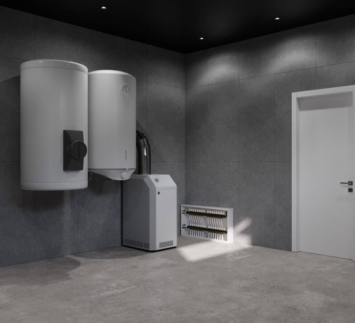 Дизайн-проект котельной в частном доме от СК "дом Мечты" 