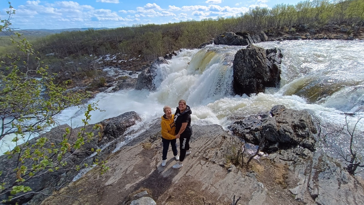 Водопады на реке Титовка, Мурманская область. / ФОТО автора