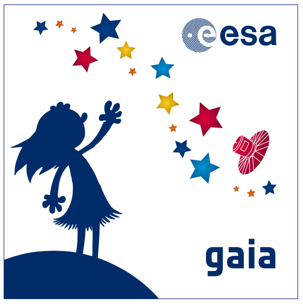 Официальный «логотип-маскот» Gaia (fairing logo — использовался как наклейка на обтекателе ракеты)