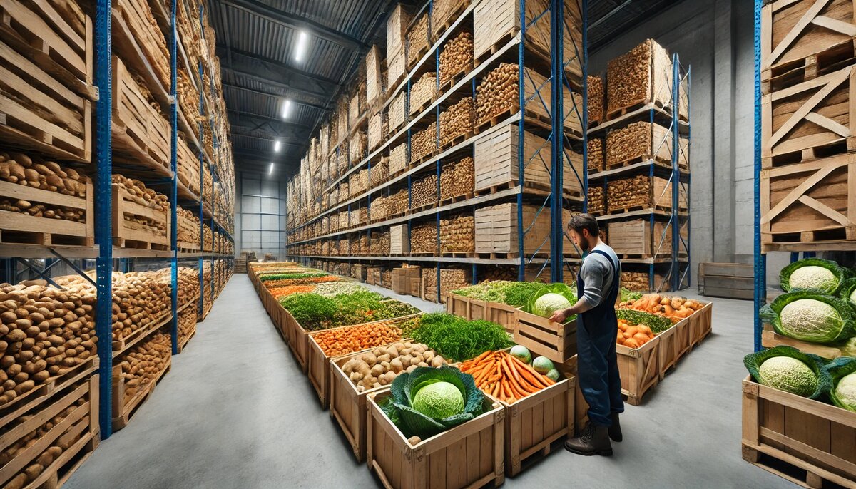 Хранение овощей  - вопрос рентабельности для овощехранилища