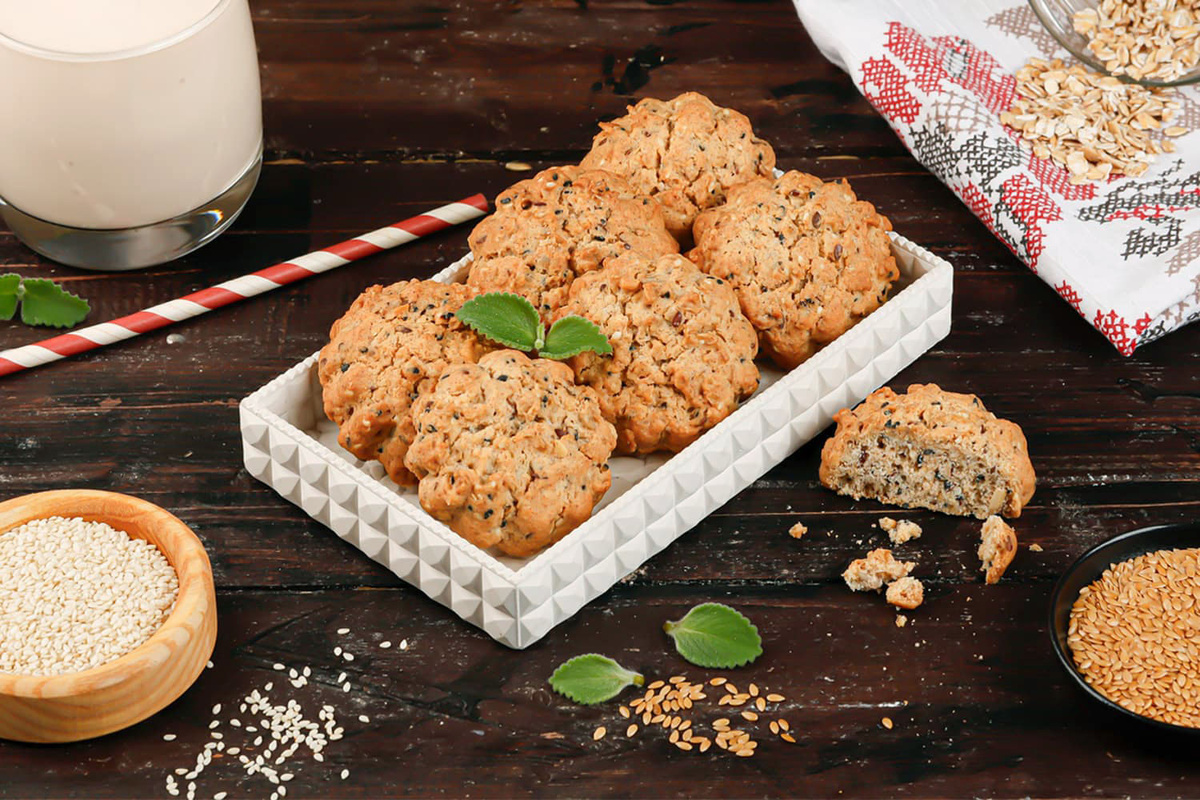 Печенье «5 злаков» ТМ «ЕРМОЛИНО»