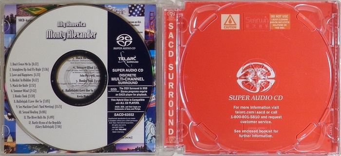 Monty Alexander "My America" SACD - tray 