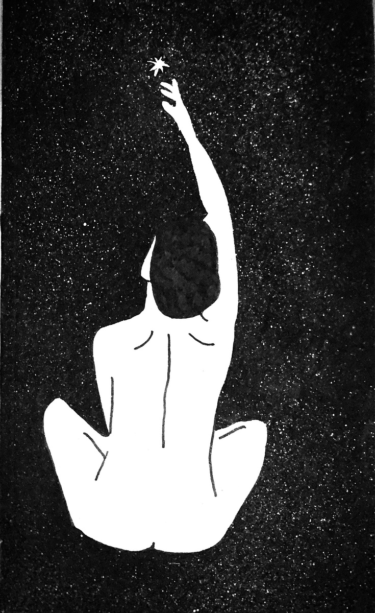 Работа из скетчбука INSIDE of Me Black moon — 30 апреля — 3 августа 2020 vol. 4 (2)