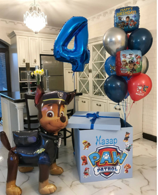 Готовое решение на 4 года мальчику в тематике "Щенячий патруль"