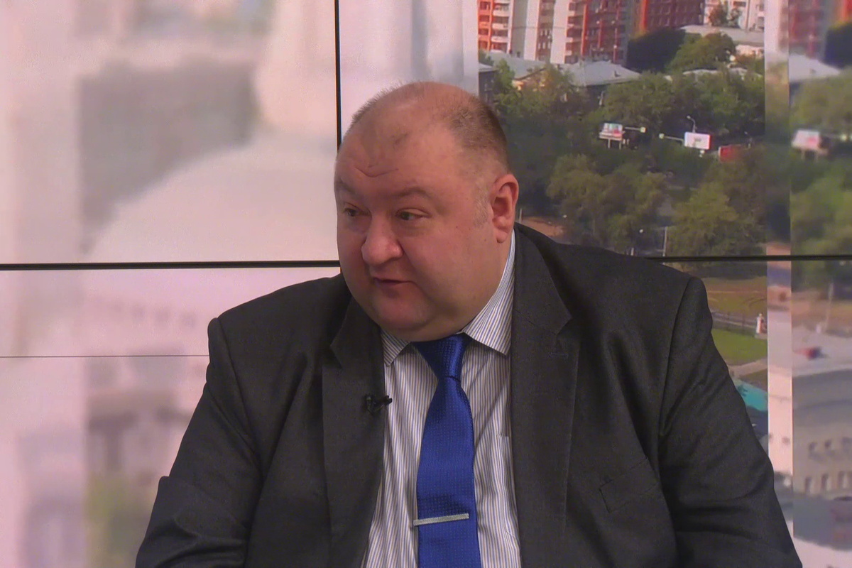 Александр Белоусов. Скриншот: видео nsknews.info