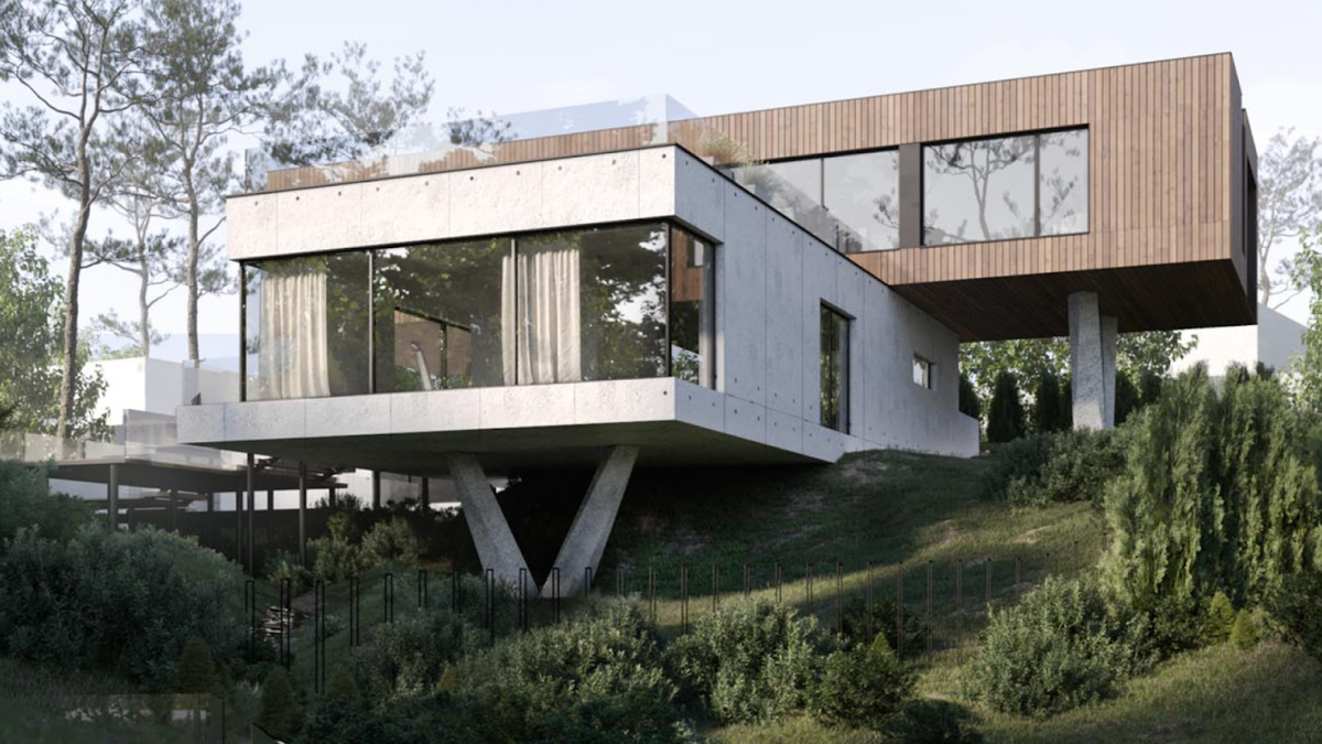 
Пример дома в поселке «Эссенс»