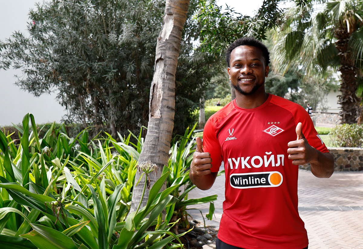 Нападающий московского "Спартака" Леви Гарсия на сборах в ОАЭ. Фото из интернета.