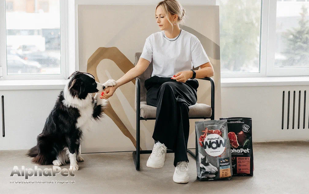 Если у вас крупная собака, важно заботиться о ее суставах. В этом поможет AlphaPet WOW с говядиной / Изображение: AlphaPet