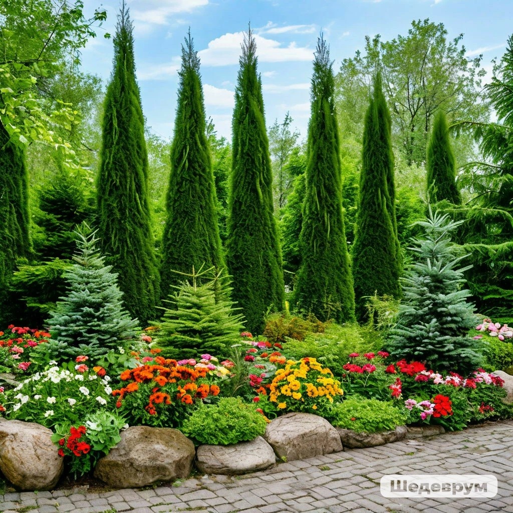 Хвойная композиция.